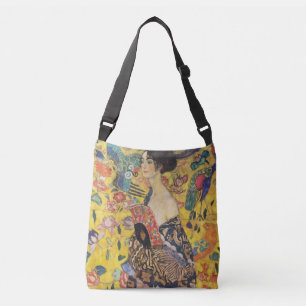 Sac Ajustable Gustav Klimt Lady With Fan Art Nouveau Painting
