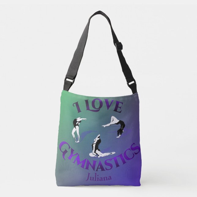 Sac Ajustable Gymnastique d'amour des enfants I personnalisée (Devant)