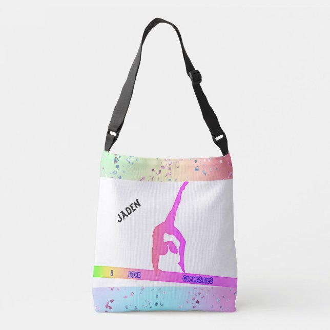 SAC AJUSTABLE GYNASTICS CROSSBODY FOURRE-TOUT PERSONNALISÉ ! (Dos)
