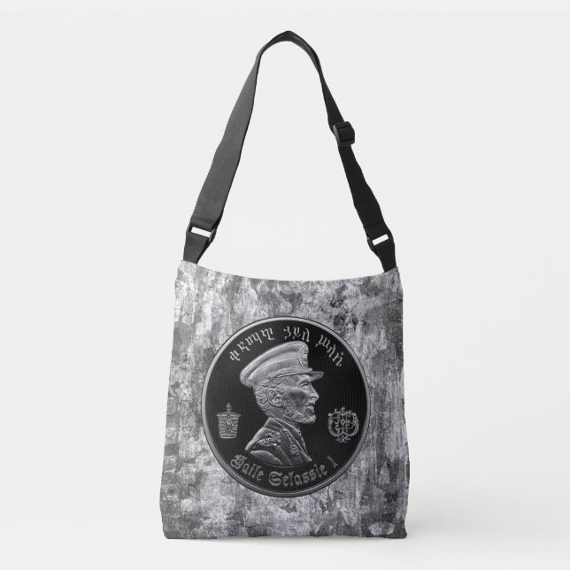 Sac Ajustable Haile Selassie - Jah Rastafari - Reggae Roots Bag (Devant)