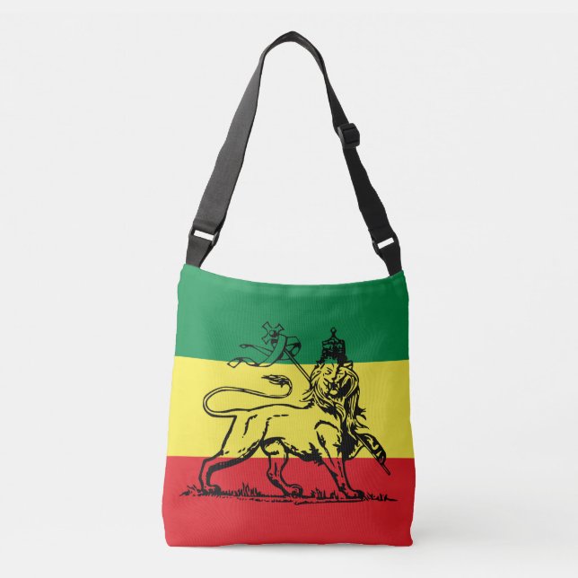 Sac Ajustable Haile Selassie - Lion of Judah - Reggae Roots (Devant)