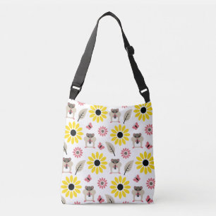 Sac Ajustable Hamster & Sunflower sans couture motif