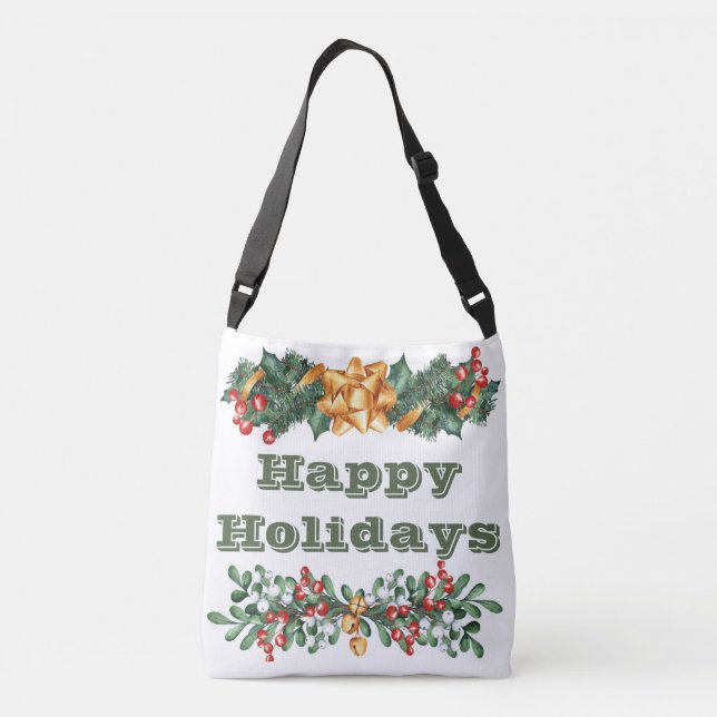 Sac Ajustable Happy Holidays Crossbody Bag (Dos)
