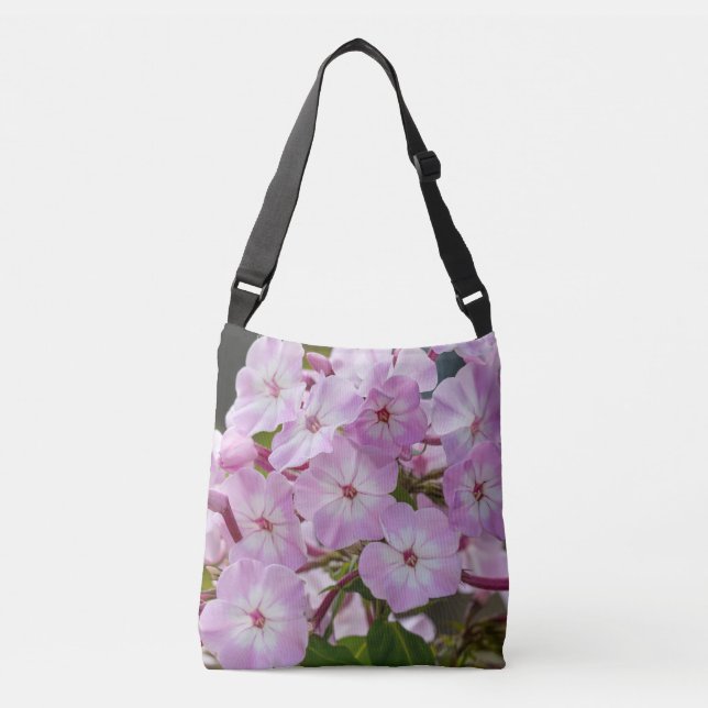Sac Ajustable Harmonie Phlox – Fleur de jardin rose (Devant)