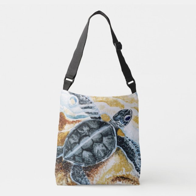 Sac Ajustable Hatchling de Honu (tortue de mer verte) (Devant)