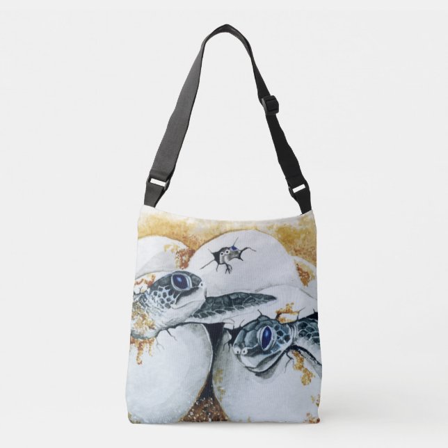 Sac Ajustable Hatchlings de Honu (tortue de mer verte) (Devant)