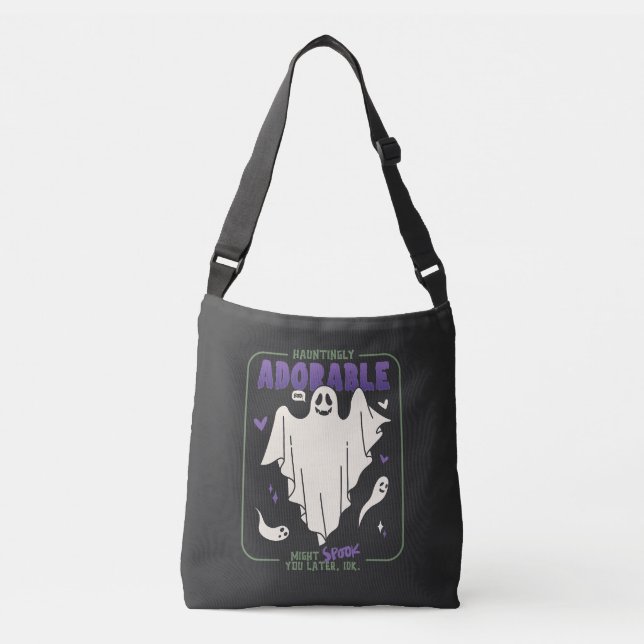 Sac Ajustable Hauntingly adorable Funny Halloween les paroles de (Devant)