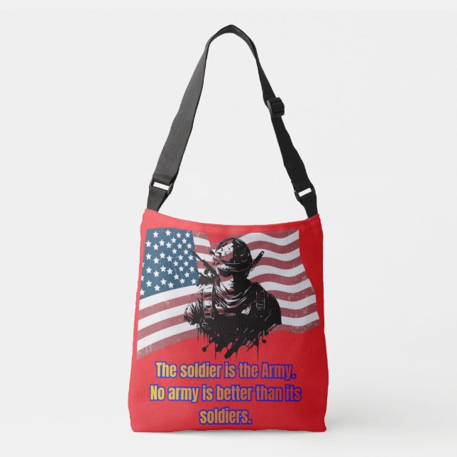 Sac Ajustable Héritage des courageux rouge vif (Devant)