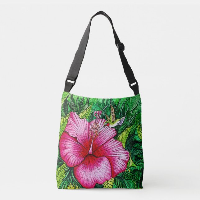 Sac Ajustable Hibiscus Colibri  (Devant)