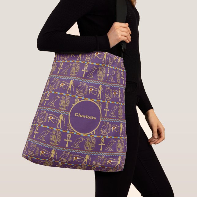 Sac Ajustable Hiéroglyphes égyptien Motif personnalisé (De près)
