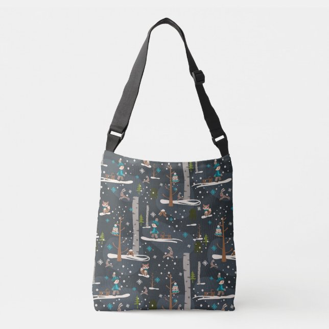 Sac Ajustable Hiver l'Woodland (Devant)
