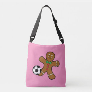 Sac Ajustable Homme en pain d'épices jouant au football