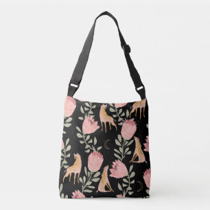 Sac Ajustable Hyena & Protea : Motif Vintage foncé