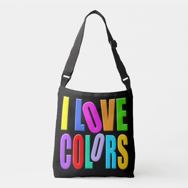 Sac Ajustable I love colors (Devant)
