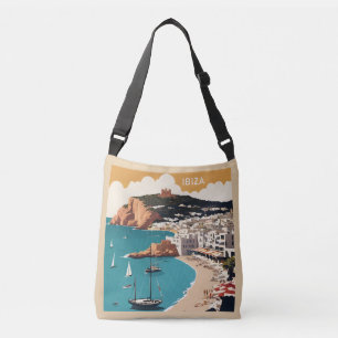 Sac Ajustable Ibiza, Espagne Affiche de voyage