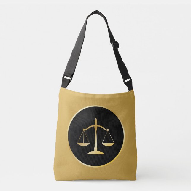 Sac Ajustable Icône de droit (échelles de justice) (Devant)