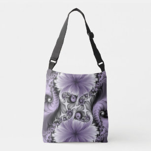 Sac Ajustable Illusion Lilac Abstrait Floral Fractal Art Imagina
