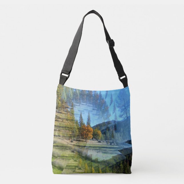 Sac Ajustable Illusions en montagne..... (Devant)