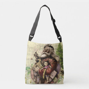 Sac Ajustable Illustration classique de l'arbre du Père Noël joy