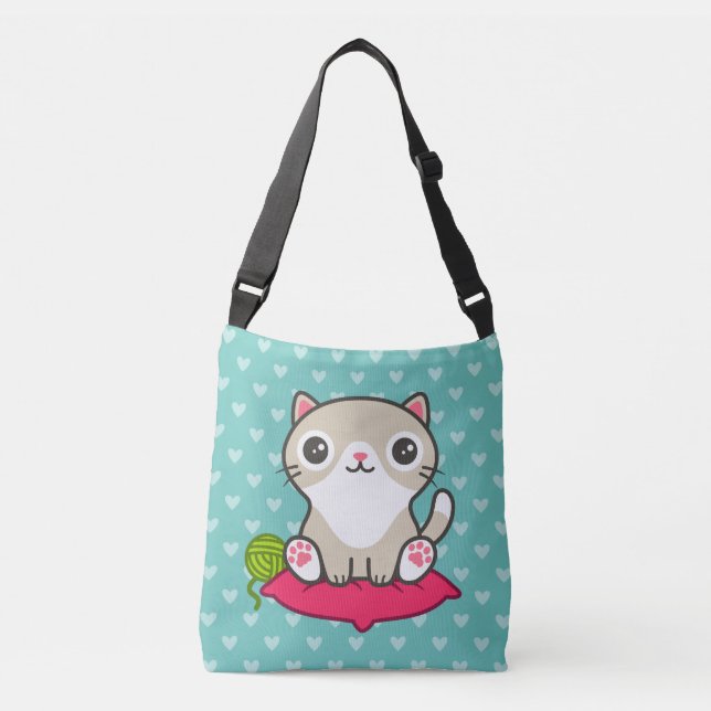 Sac Ajustable Illustration Cute Kitty (Devant)