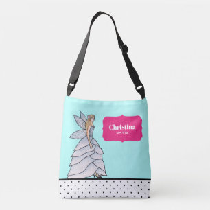 Sac Ajustable Illustration de mode de princesse fée à l'aquarell
