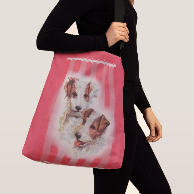 Sac Ajustable Illustration de terriers Jack Russell MIGNONS (De près)