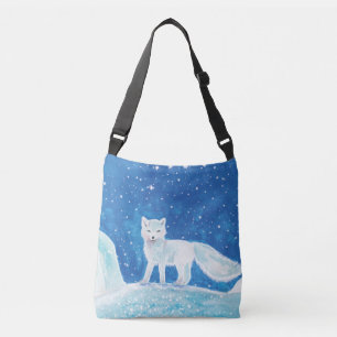 Sac Ajustable Illustration du Petit Renard arctique (Vulpes lago