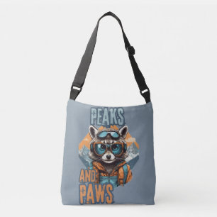 Sac Ajustable Illustration du raton laveur gris et des pics