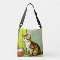 Illustration vintage Tabby Cat