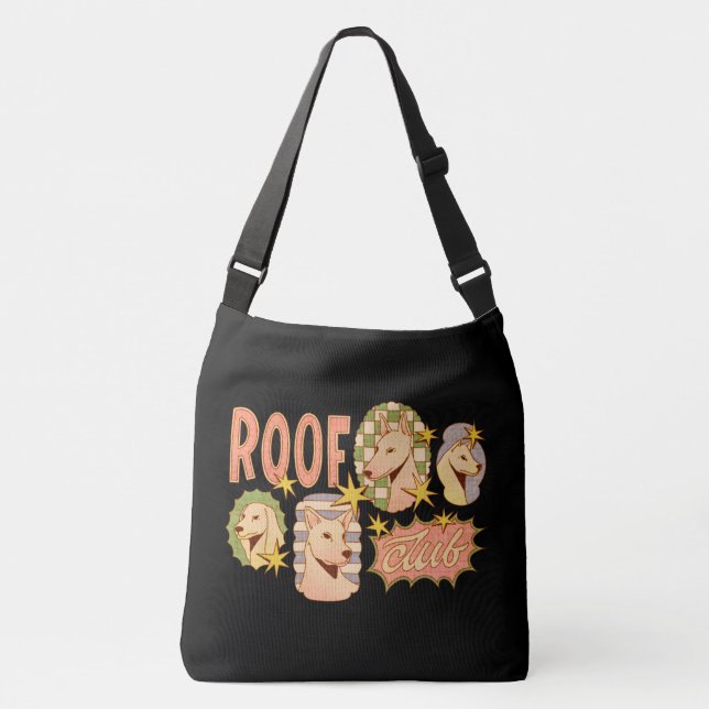 Sac Ajustable Illustrations de club de toit / chien (Devant)