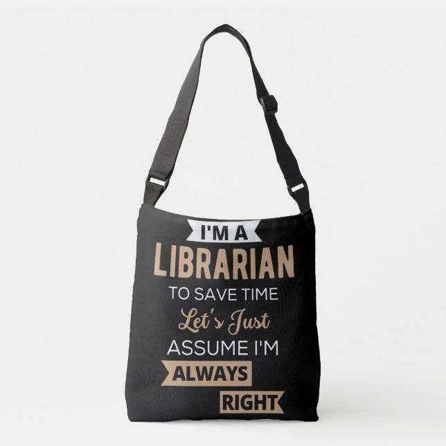 Sac Ajustable I'm A Librarian (Devant)