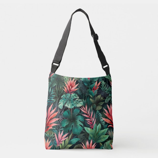 Sac Ajustable Imaginaire de la forêt tropicale (Devant)