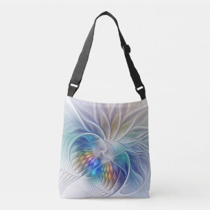 Sac Ajustable Imaginaire Floral, Fleur Fractale Abstraite coloré