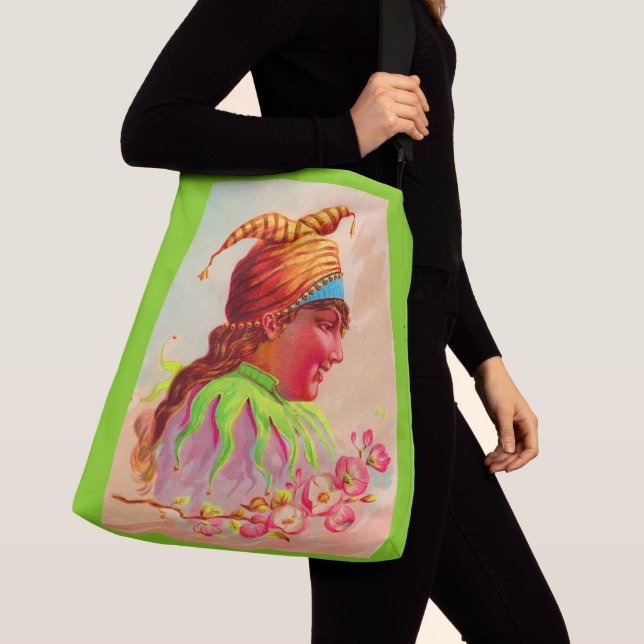Sac Ajustable Impression de jester de femme victorienne (De près)