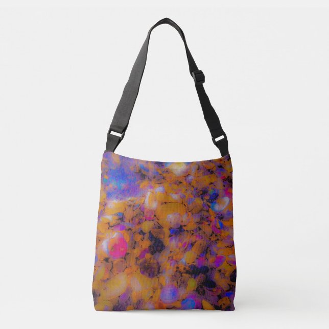 Sac Ajustable Impression de la plage, rochers et coquillages (Devant)
