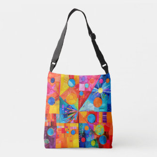 Sac Ajustable Impression de Patchwork Abstrait