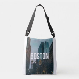 Sac Ajustable Impression de paysage urbain vintage de Boston - A