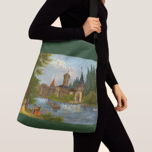 Sac Ajustable Impression des années 1850 du château de Franzenbu
