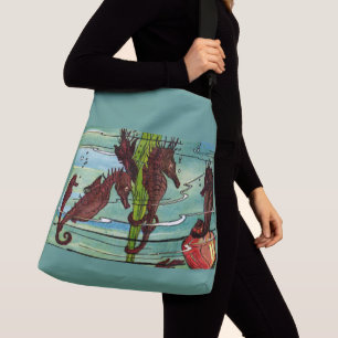 Sac Ajustable impression des hippocampes