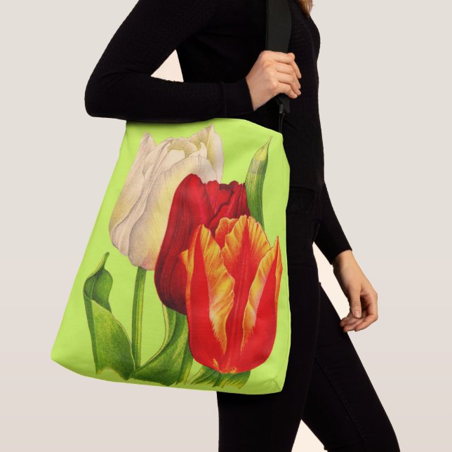 Sac Ajustable impression des tulipes (De près)