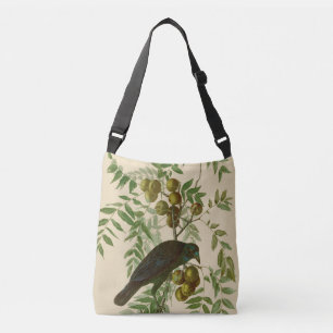 Sac Ajustable Impression d'oiseau Grackle violet d'Audubon Botan