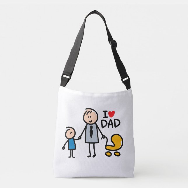 Sac Ajustable Impression Love Daddy (Devant)