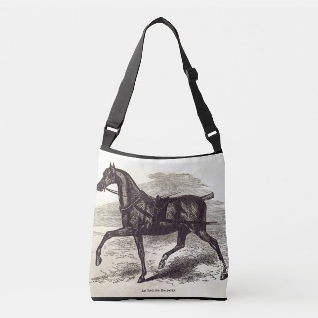 Sac Ajustable Imprimé au 19e siècle Un cheval anglais Roadster (Devant)