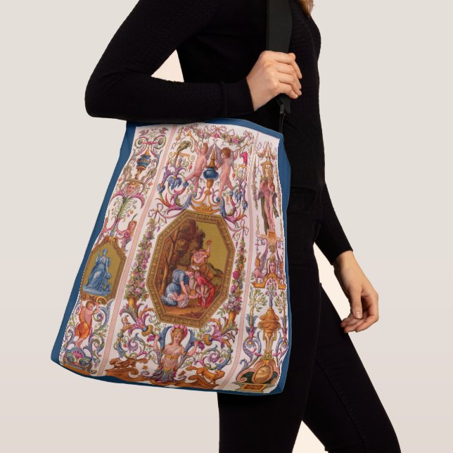 Sac Ajustable imprimé baroque ultra opulent du XVIIe siècle (De près)