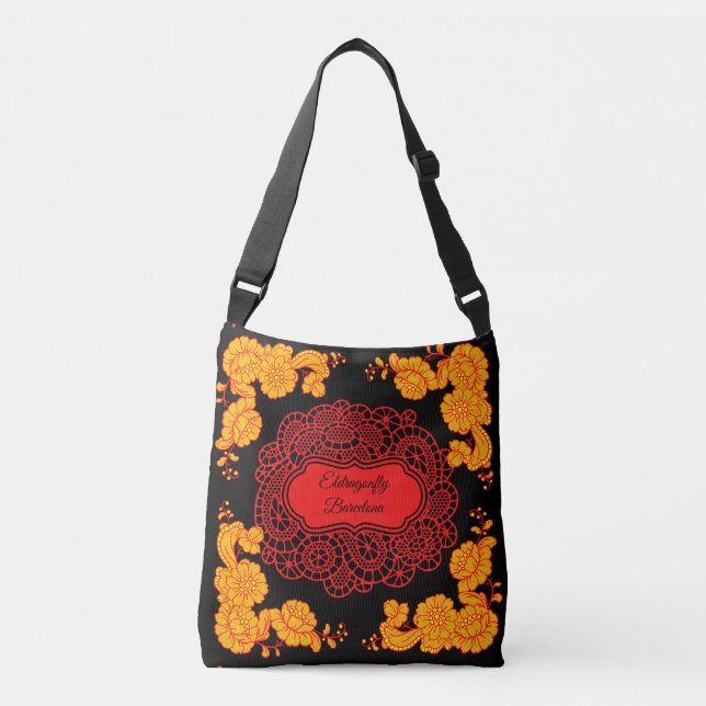 Sac Ajustable imprimé floral espagnol (Devant)