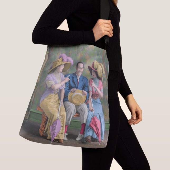 Sac Ajustable imprimer vers 1910 les artistes vaudeville (De près)