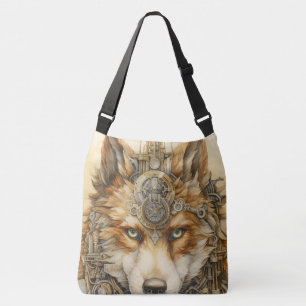 Sac Ajustable Inspiration Steampunk Loup Rouge Solarpunk