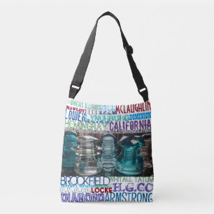 Sac Ajustable INSULATEURS DE VERRE vintage Collecteurs Fourre-to