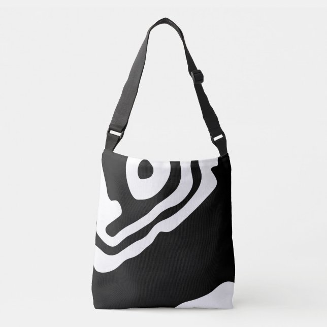 Sac Ajustable Into Deep : Abstrait noir & blanc (Devant)