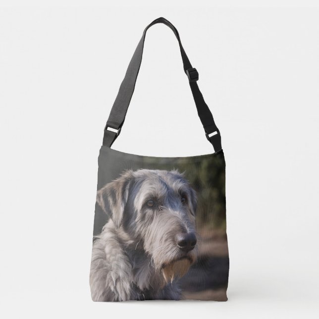 Sac Ajustable Irish Wolfhound Je Ne Suis Pas Amusé, (Devant)